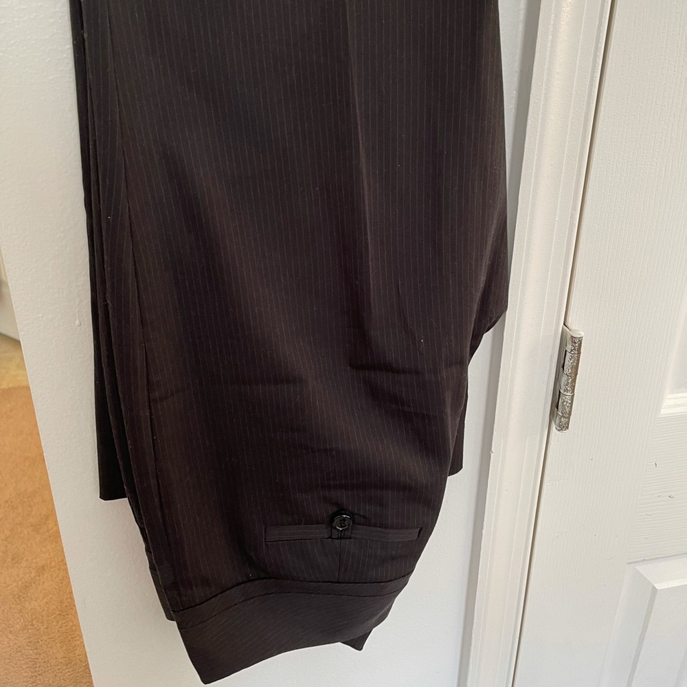 The limited gray w/ light pinstripe work slacks